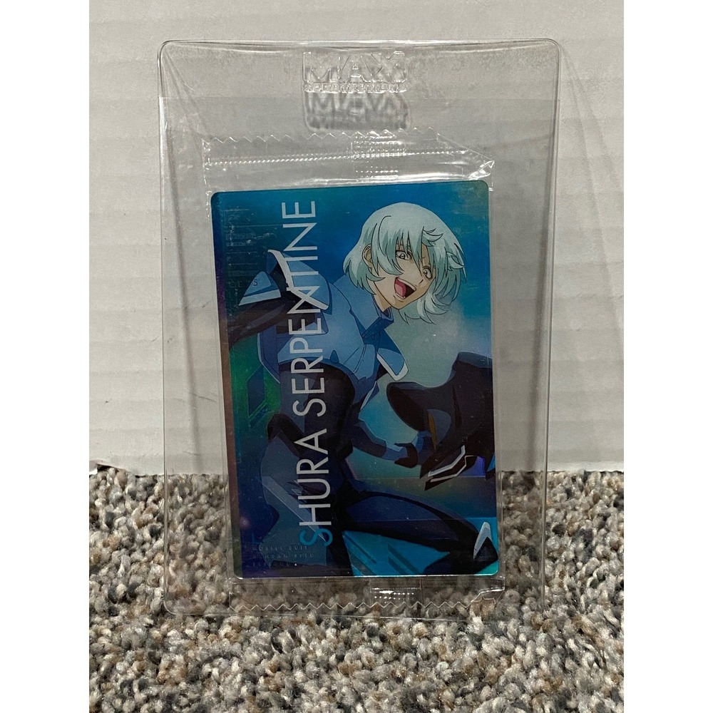 Trading Card Gundam SEED Freedom Shura Serpentine Bandai Blue 1-016